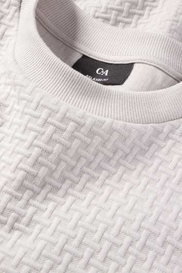 Home - Dessuadora - texturada - gris clar