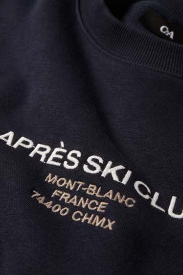 Heren - Sweatshirt - donkerblauw