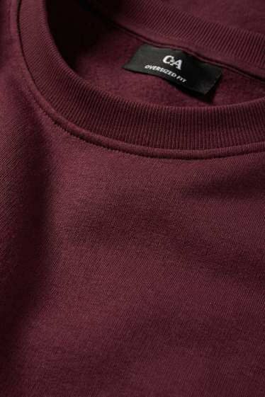 Heren - Sweatshirt - bordeaux