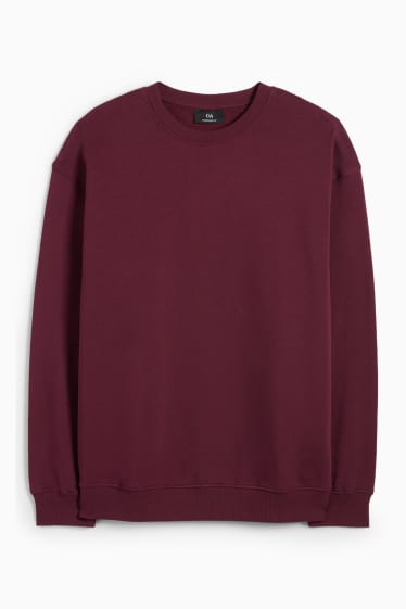 Heren - Sweatshirt - bordeaux
