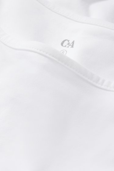 Damen - Multipack 2er - Basic-Top - weiß