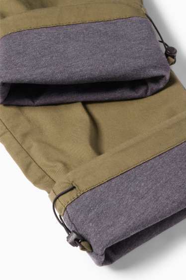 Men - Thermal cargo trousers - khaki