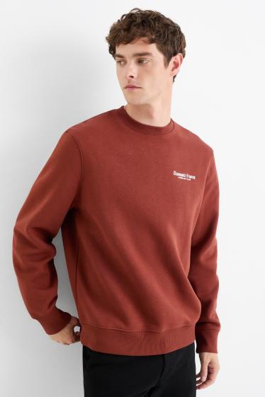 Herren - Sweatshirt - dunkelrot