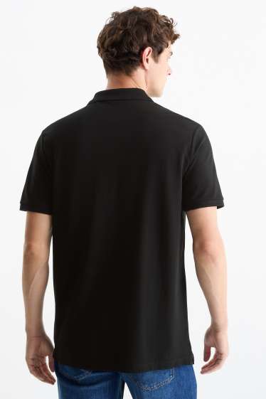 Bărbați - Multipack 2 buc. - tricou polo - regular fit - negru