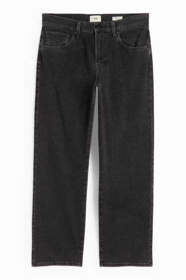 Heren - Denim - jeansdonkergrijs