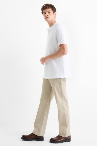 Hombre - Pantalón - regular fit - beis