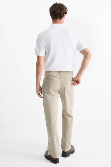 Hombre - Pantalón - regular fit - beis