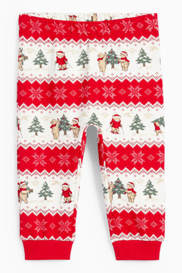 Unisex - Mini Me - pigiama natalizio per neonati - 2 pezzi - fantasia - bianco / rosso