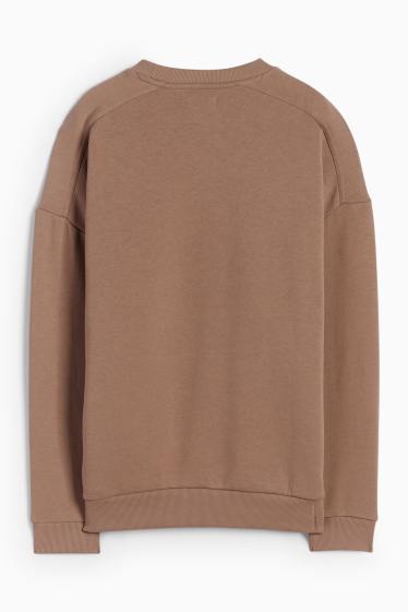 Damen - Sweatshirt - hellbraun