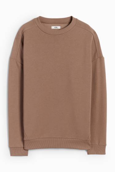 Damen - Sweatshirt - hellbraun