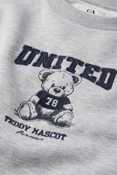 Dames - Sweatshirt - licht grijs-mix