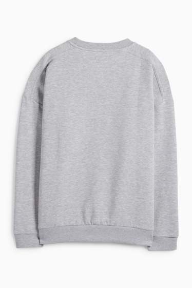 Dames - Sweatshirt - licht grijs-mix