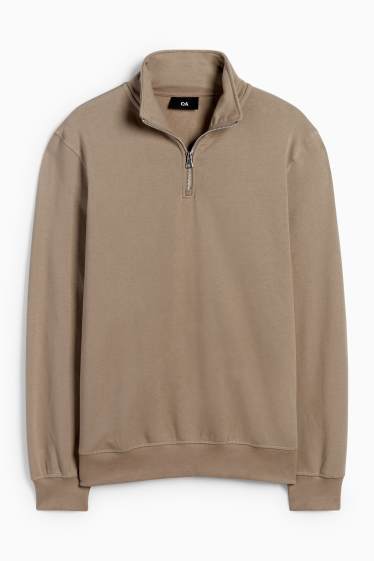 Men - Sweatshirt - taupe