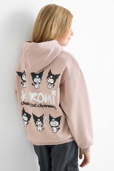Kinder Mädchen - Kuromi - Hoodie - rosa