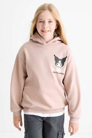 Kinder Mädchen - Kuromi - Hoodie - rosa