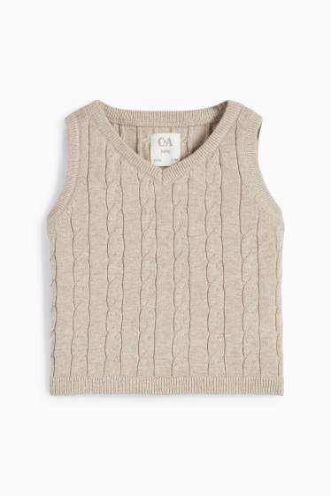 Baby: jongens - Babyoutfit - 3-delig - crème wit