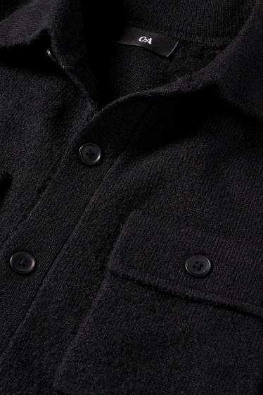 Uomo - Cardigan - nero