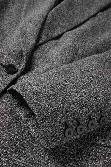 Dona - Blazer llarg - regular fit - gris fosc