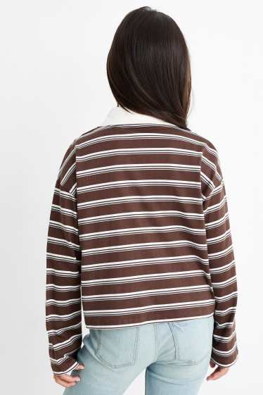 Copii - Fete - Tricou - maro închis