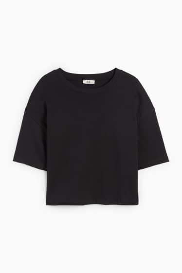 Dames - T-shirt - zwart