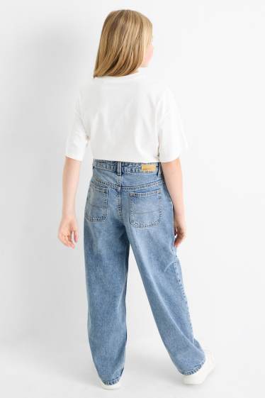Children Girls - Balloon jeans - denim-light blue