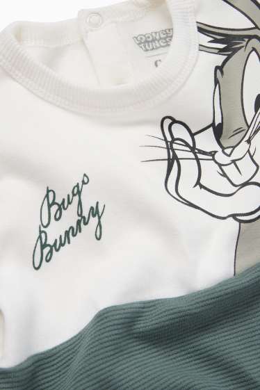 Nadó nen - Bugs Bunny - dessuadora per a nadó - verd / blanc trencat