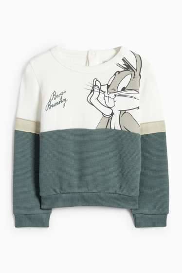 Nadó nen - Bugs Bunny - dessuadora per a nadó - verd / blanc trencat