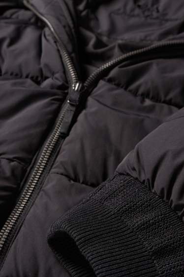 Heren - Jas met stiksels - donkerblauw