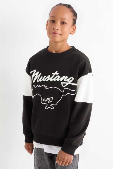 Nen - Ford Mustang - dessuadora - negre