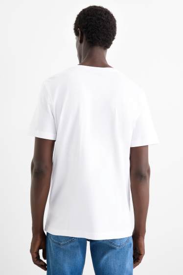 Hommes - Lot de 3 - T-shirts - regular fit - blanc