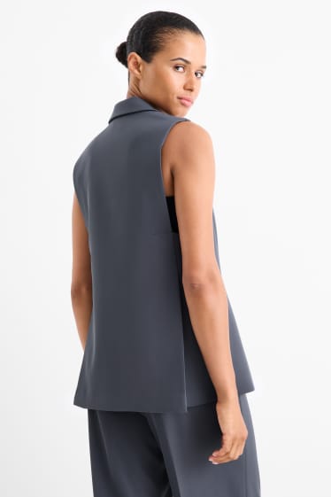 Damen - Business-Weste - Regular Fit - dunkelblau