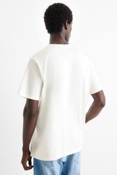 Uomo - T-shirt - regular fit - bianco