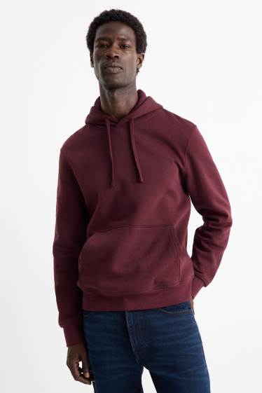 Herren - Hoodie - bordeaux