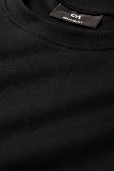Home - Samarreta de màniga llarga - negre