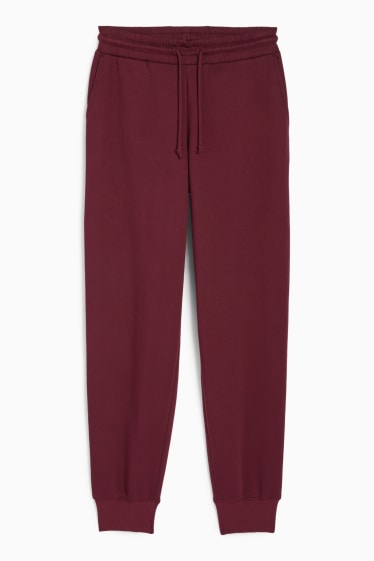 Dames - Basic joggingbroek - bordeaux