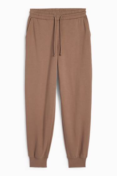 Dames - Basic joggingbroek - bruin