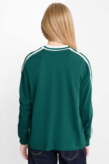 Enfants filles - Brooklyn - haut à manches longues - vert