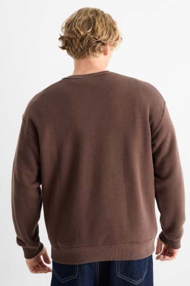 Men - Sweatshirt - dark brown