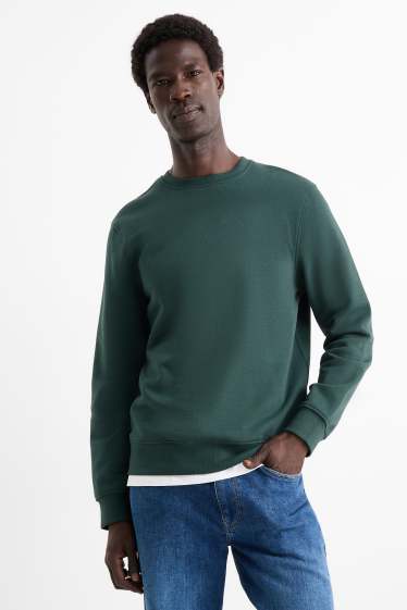Men - Sweatshirt - dark green