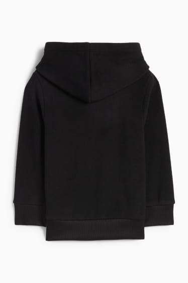 Bambini - Pantera - felpa di pile con cappuccio - nero