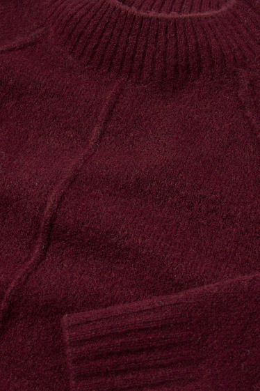 Damen - Pullover - bordeaux
