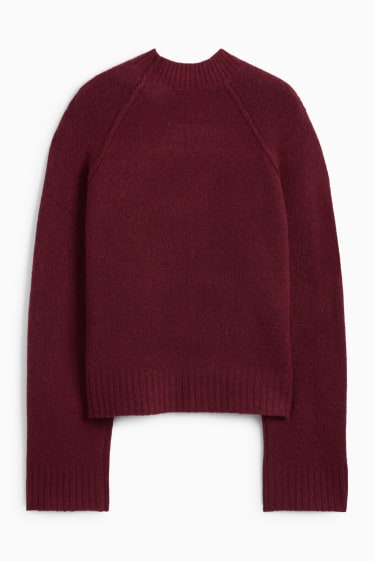 Damen - Pullover - bordeaux