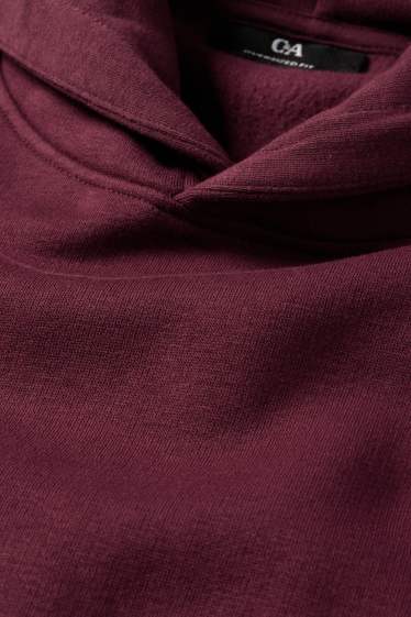 Heren - Hoodie - bordeaux