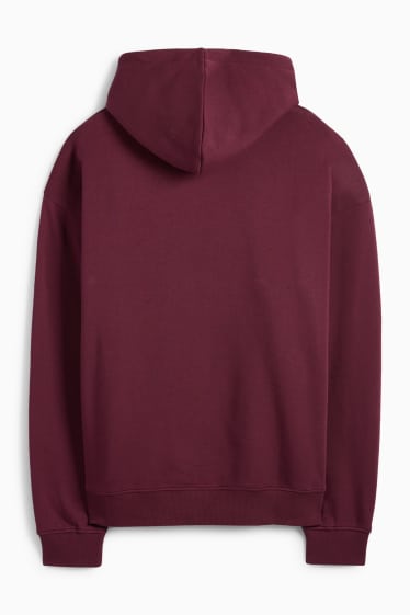 Heren - Hoodie - bordeaux