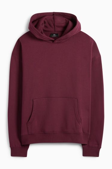 Heren - Hoodie - bordeaux