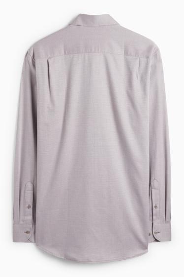 Heren - Business overhemd - taupe