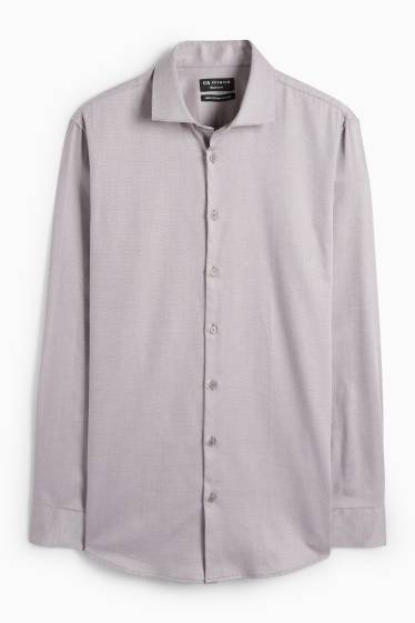 Heren - Business overhemd - taupe