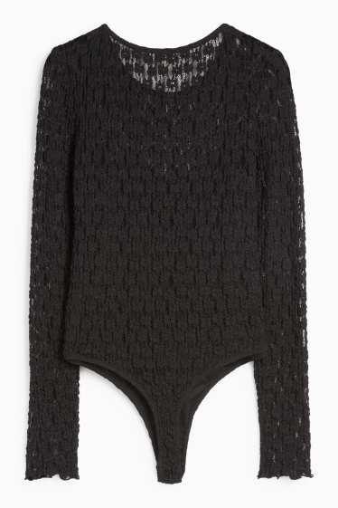 Women - Lace body - black