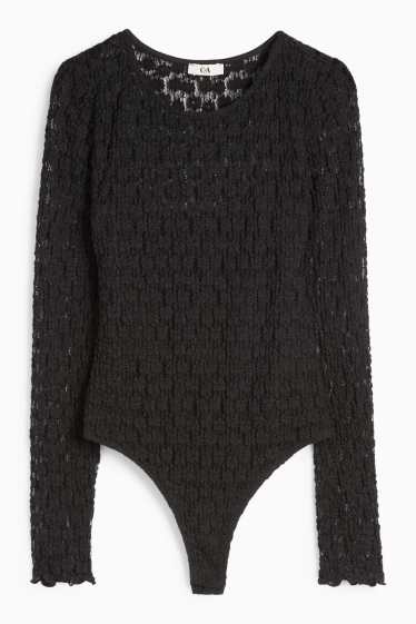 Women - Lace body - black