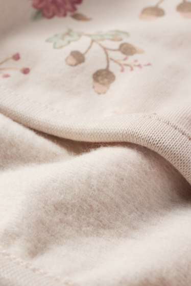 Baby: meisjes - Roos - babysweatshirt - lichtroze